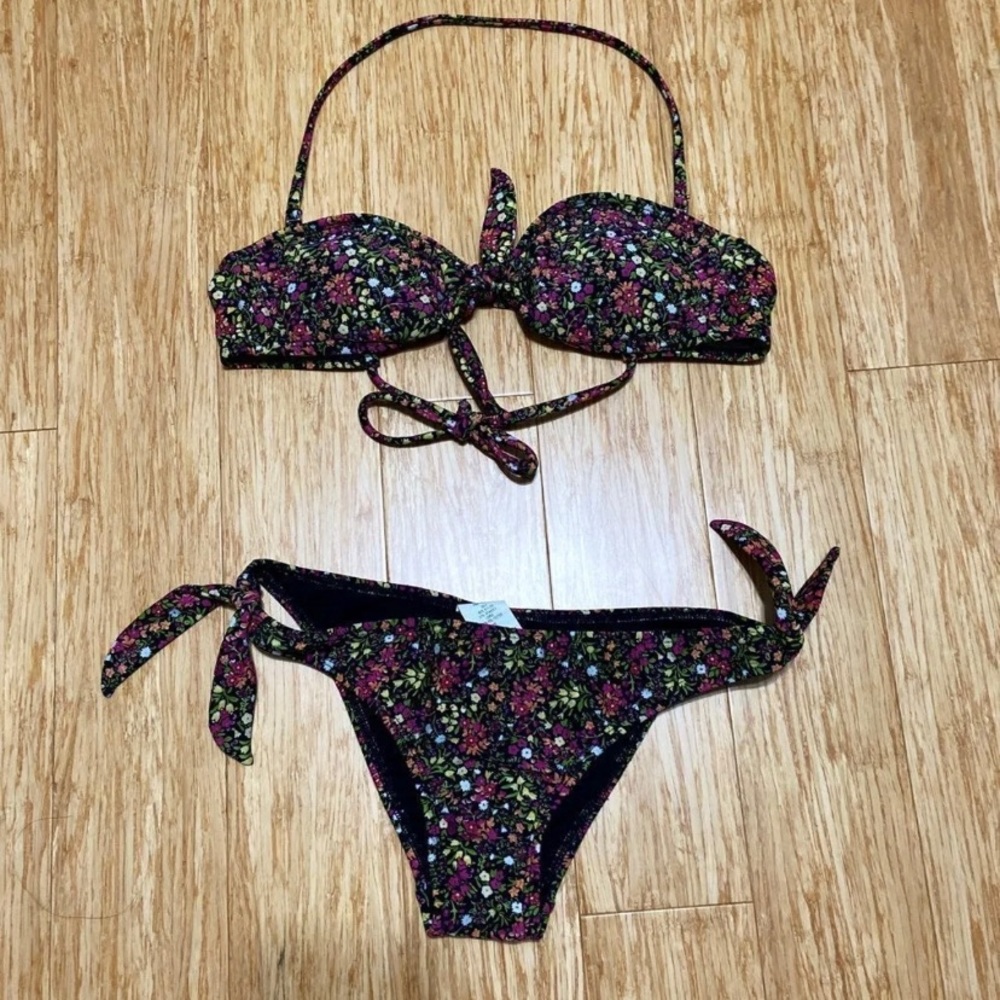 rampage floral bikini